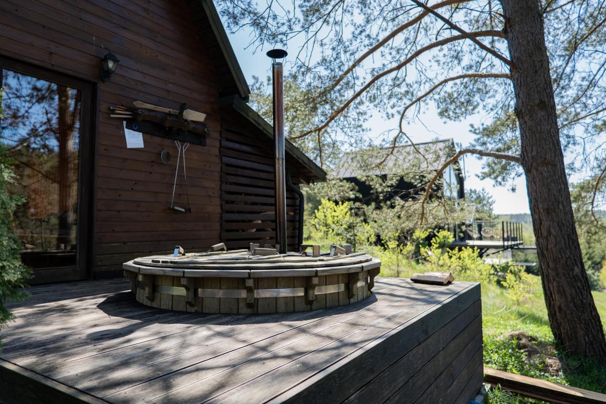 Dom Pod Klonem Na Kaszubach Villa Kościerzyna Exteriör bild